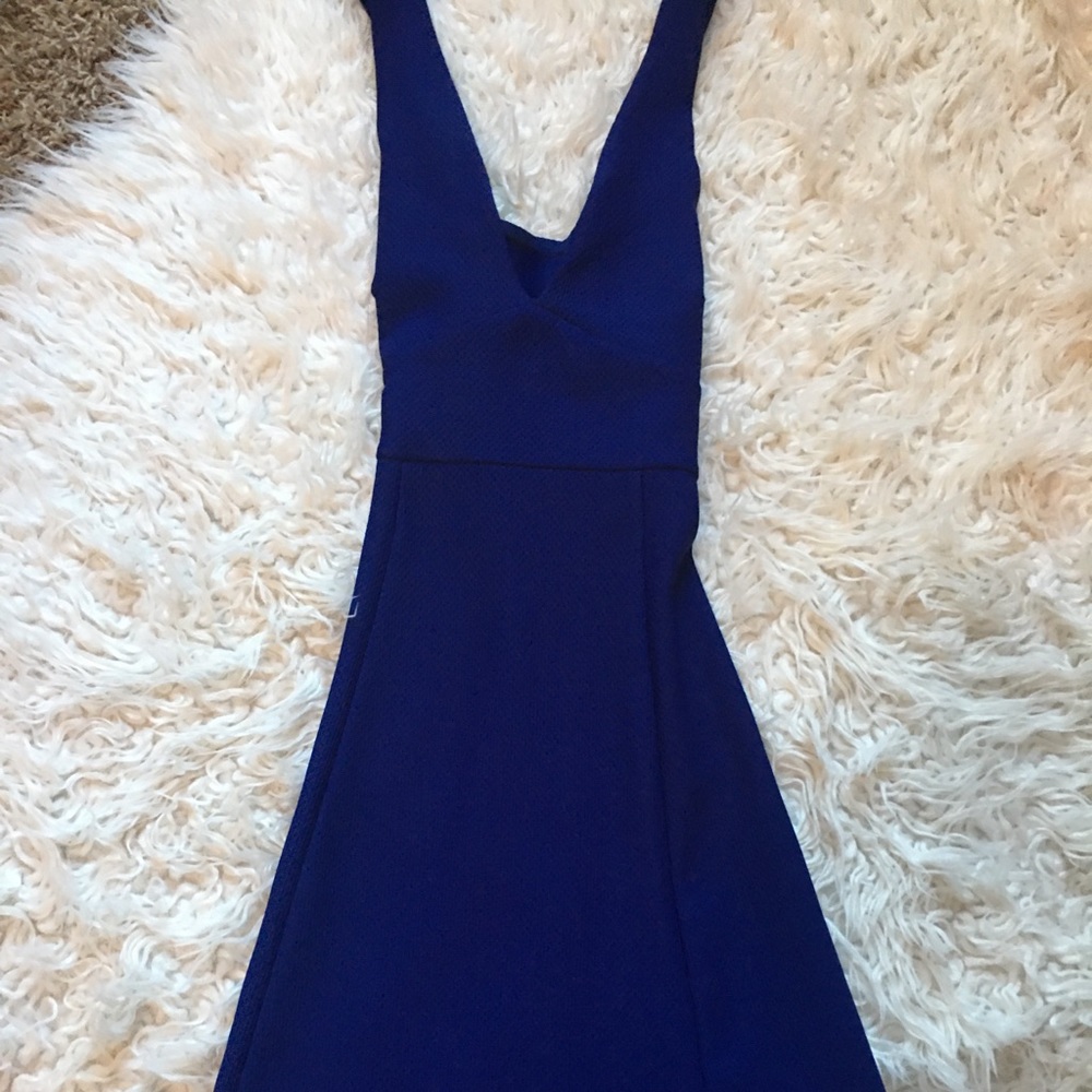 Royal blue dress